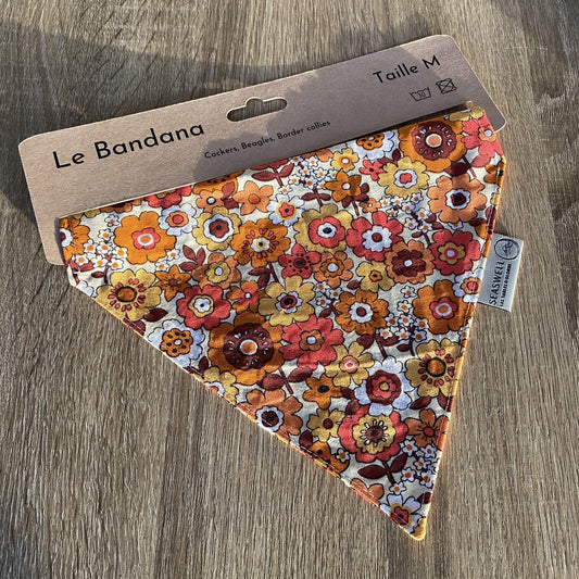 Bandana pour chien - Sixties Vibes 🎶🌼